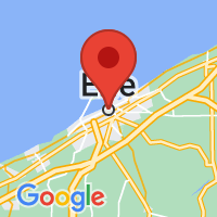 Map of Erie PA US
